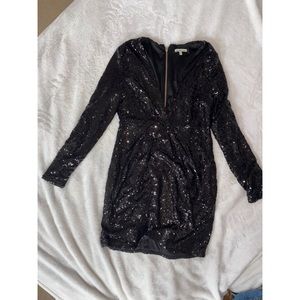 Black sequence short dress-going our dress